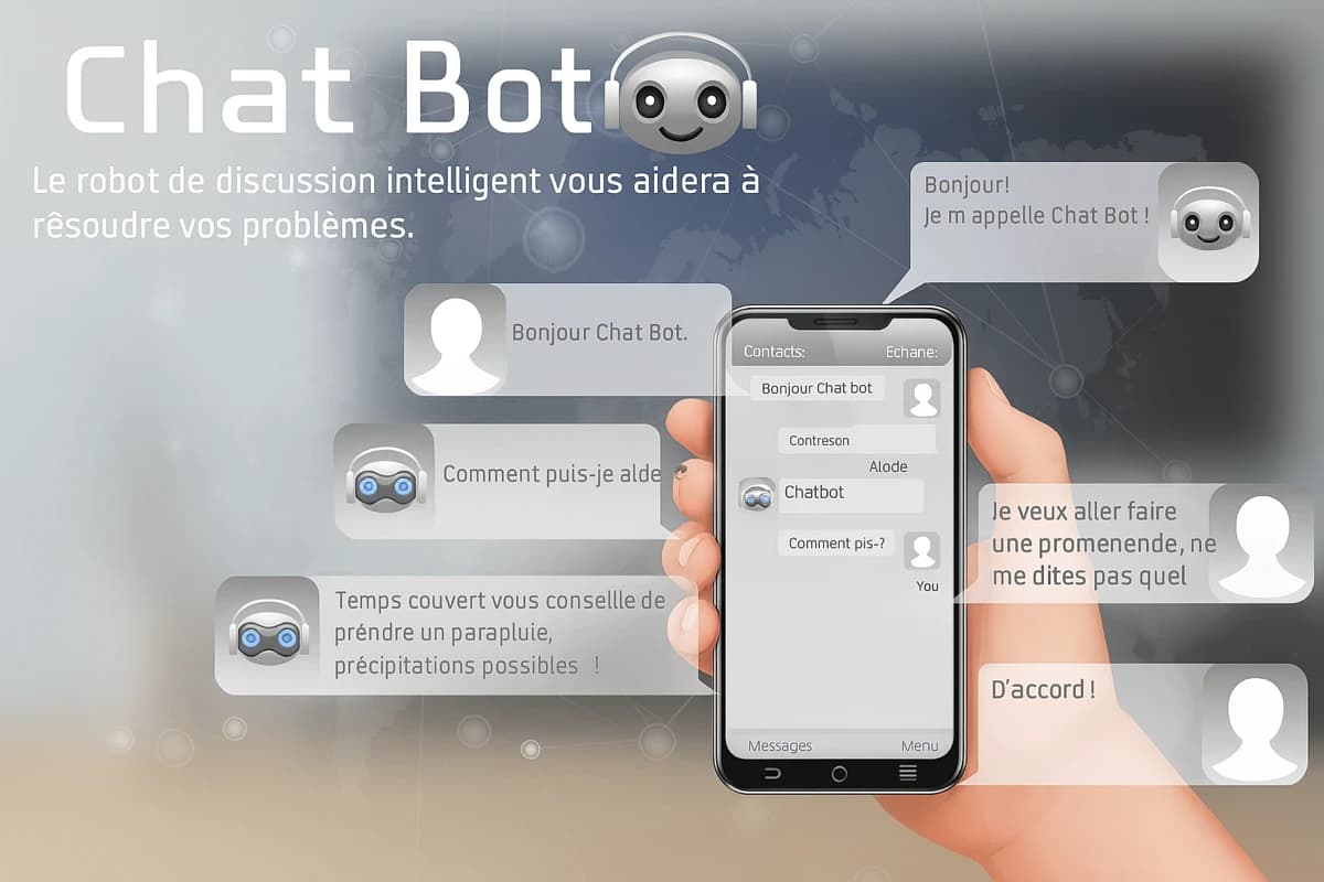 Chatbot IA assistant site web