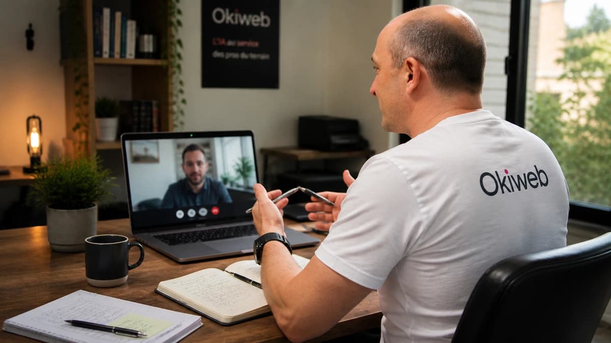 Accompagnement Okiweb pour installer un assistant IA métier